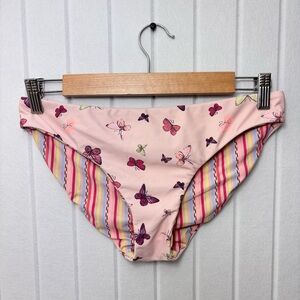 CYN & LUCA Reversible Bikini Bottom
Peach Butterflies Stripes Dry Goods Size S-M